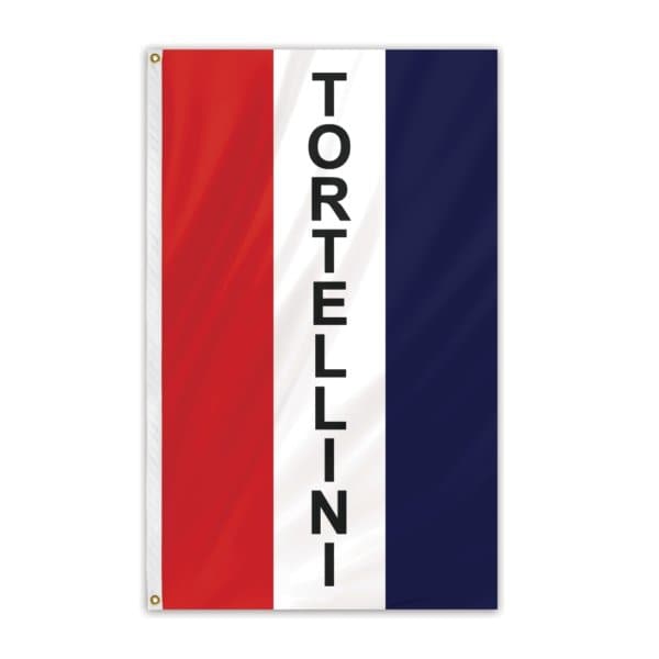 Tortellini Message Flag 3'x5' Vertical Flag